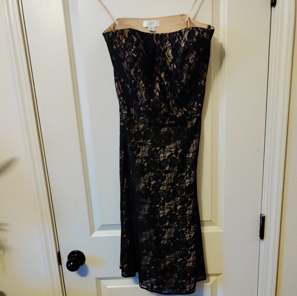 Strapless Ann Taylor LOFT Dress